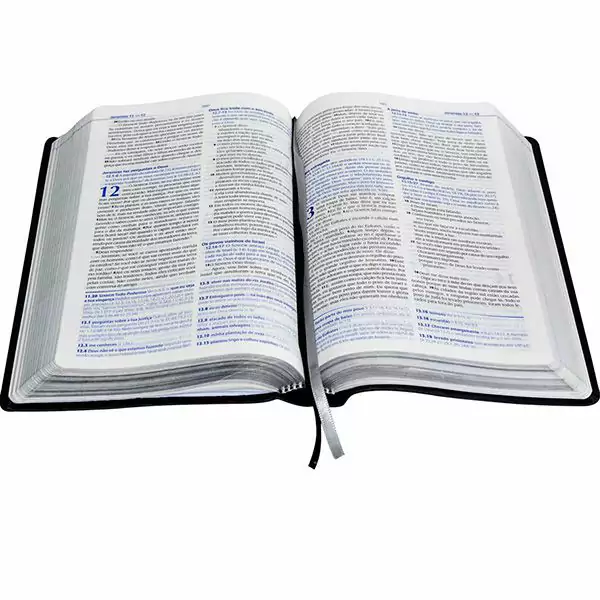 Bíblia de Estudo NTLH - Letra Normal - Capa Luxo Azul
