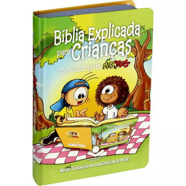 Biblia Explicada e Ilustrada para Crianças NTLH Mig e Meg - Capa Dura